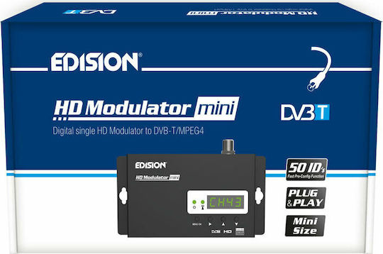 Edision HDMI Mini Modulator Satellite DVB-T VHF/UHF 07-06-0010
