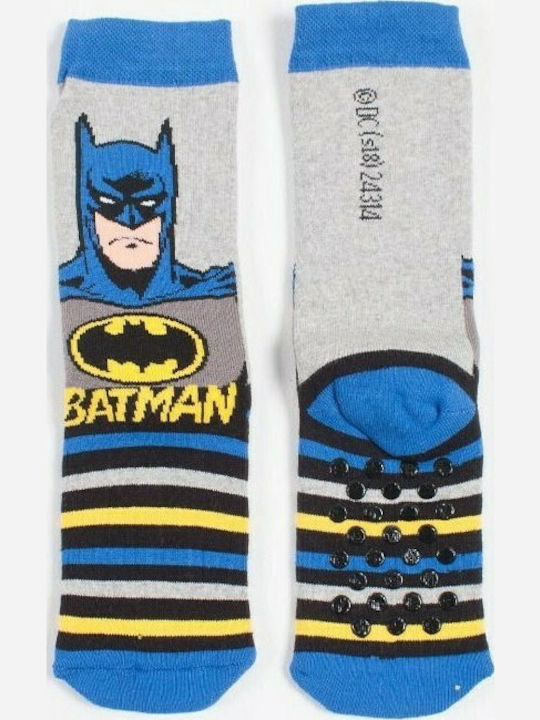 Disney Παιδικές Κάλτσες Μακριές Batman Μπλε 3 Ζευγάρια