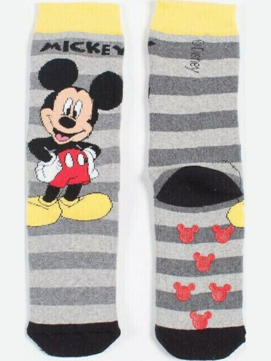 Disney Παιδικές Κάλτσες Μακριές Mickey Πολύχρωμες 3 Ζευγάρια Disney Παιδικές Κάλτσες Μακριές Mickey Πολύχρωμες 3 Ζευγάρια