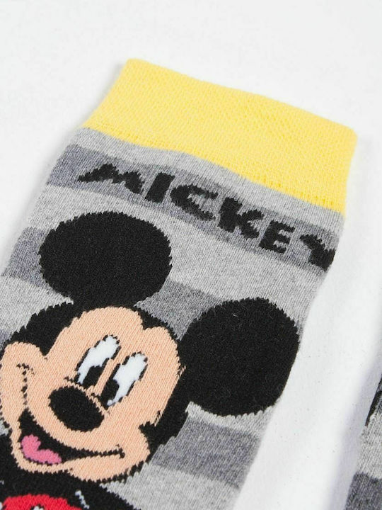 Disney Παιδικές Κάλτσες Μακριές Mickey Πολύχρωμες 3 Ζευγάρια