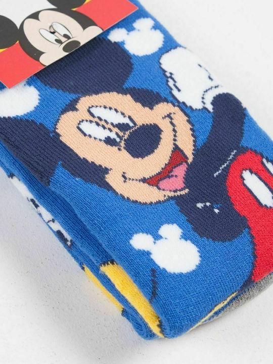 Disney Παιδικές Κάλτσες Μακριές Mickey Πολύχρωμες 3 Ζευγάρια