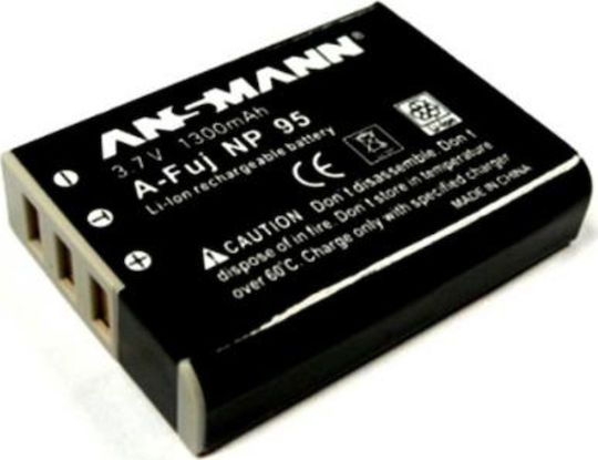 Ansmann Kamera Batterie A-Fuj NP-95 1400-0022 Lithium-Ionen (Li-Ion) Kompatibel mit Fujifilm