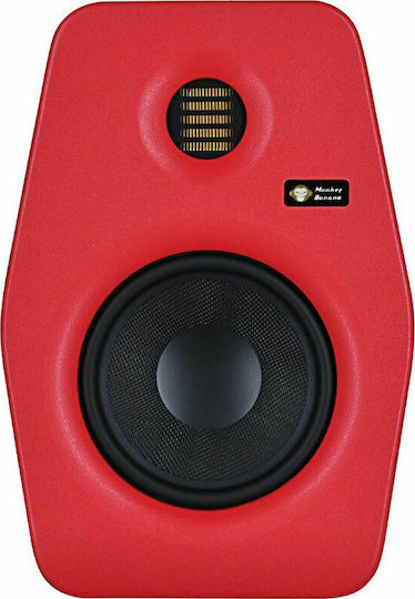 Monkey Banana Baboon 6 Ηχείo Studio Monitor 6.5" 80W (Τεμάχιο) Κόκκινο