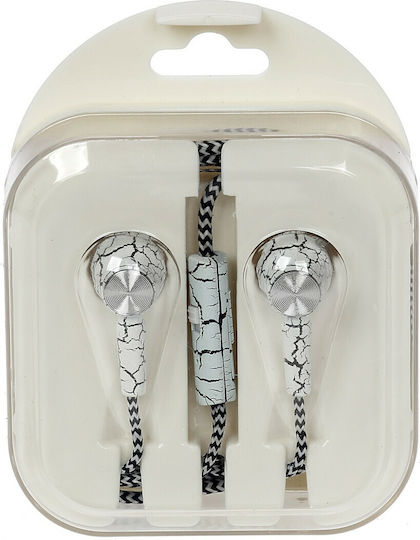Ακουστικά Ψείρες In Ear Earphones Λευκά