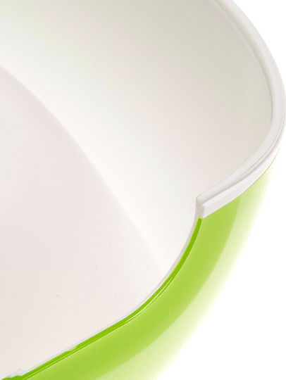 Ferplast Glam Plastic Bowl Food & Water for Dog & Cat with Base 750ml in Green Color