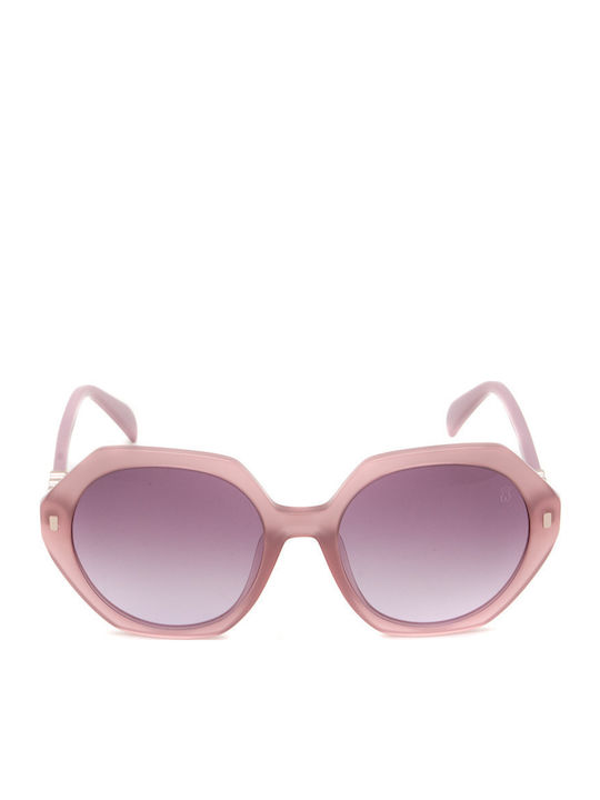 Tous Women's Sunglasses with Pink Plastic Frame and Purple Gradient Lens STOA92 02G1