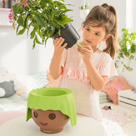 Lechuza Playmobil Ojo Self-watering Pot Plastic 21x21cm.