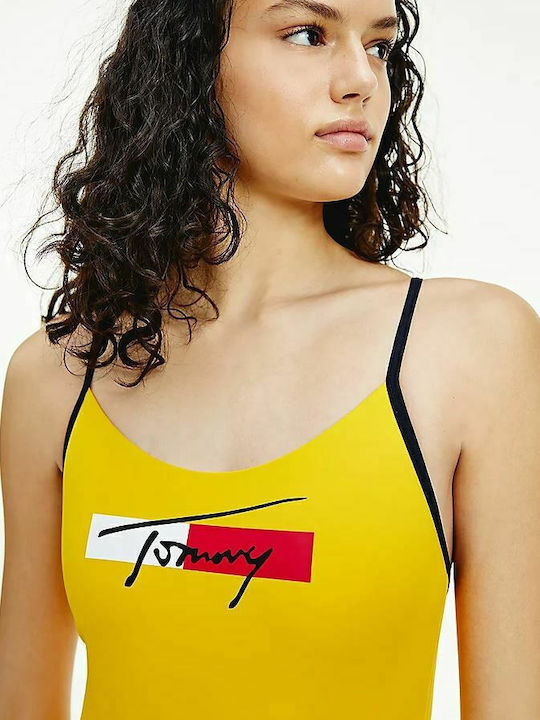 Yellow One Piece Swimsuit