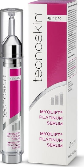 Tecnoskin Myolift Platinum Anti-aging Serum Face with Hyaluronic Acid 15ml