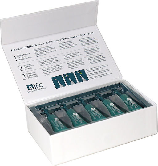 Cantabria labs Endocare Tendage Concentrate Ενυδατικό & Αντιγηραντικό Serum Προσώπου με Πεπτίδια για Αποτοξίνωση & Λάμψη 10x2ml