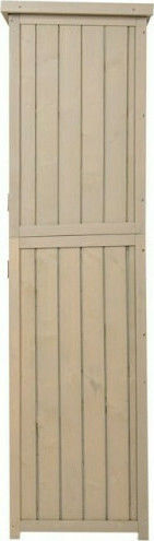 Wooden Outdoor Storage Cabinet 87x46.5x160 cm Wooden Outdoor Storage Cabinet 87x46.5x160 cm