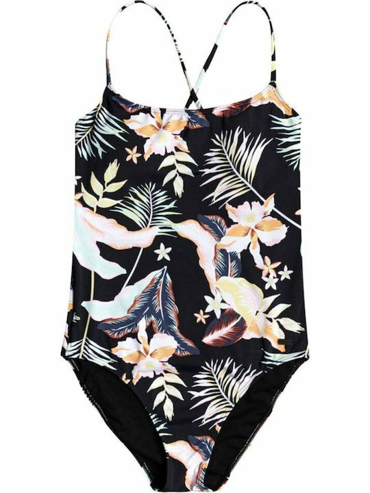 Printed Beach Classics Badeanzug Schwarz