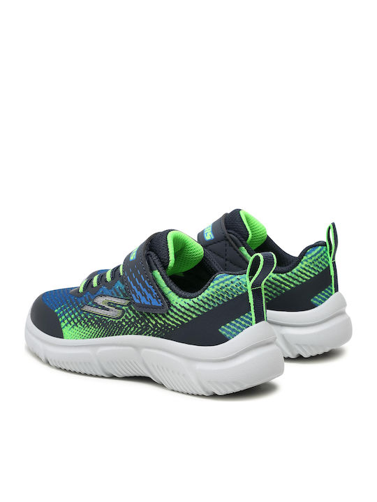Norvo Kids Sports Shoes Running with Hoop & Loop Closure Navy Blue