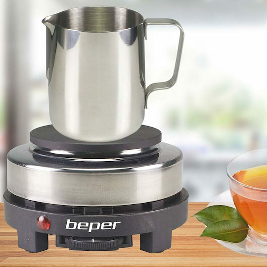 Beper Επιτραπέζια Εστία Εμαγιέ Μονή Inox