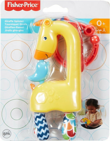 Fisher Price Anhänger Spielzeug für Auto mit Beißring Giraffen Rassel