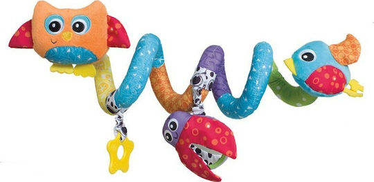 Playgro Spiral Toy for Crib and Stroller with Teether Who is in the Tree Twirly Whirly for 0++ Months