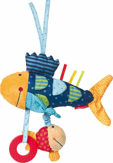Sigikid Pendant Toy for Cot with Teether Experiencing and Disscovering · Fish for 6++ Months