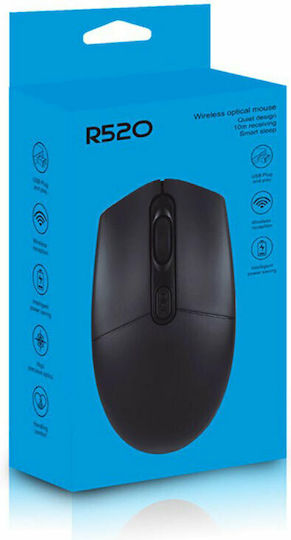 DeTech Mixie R520 Wireless Mouse Black