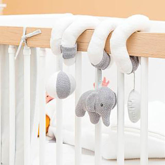 Nattou Spiral Toy for Crib and Stroller with Mirror Tembo for 0++ Months