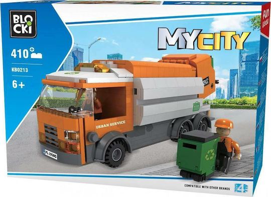 Blocki Τουβλάκια MyCity Garbage Truck για 6+ Ετών 410τμχ