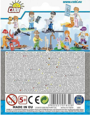 Cobi Building Block Action Town Figures with Accesories for 5+ years 5pcs