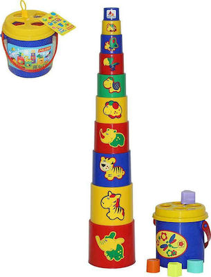 Polesie Bausteine Wonder Pyramid für 3 - 5 Jahre 10Stück