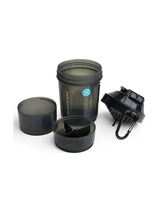 SmartShake Original2Go Shaker Πρωτεΐνης 600ml Πλαστικό Μαύρο