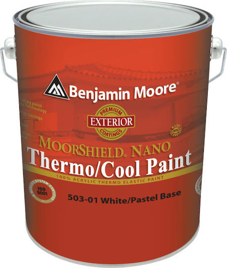 Benjamin Moore 503 Moorshield Nano Пластмасов Боя Антиплесенов Топлоизолационен за Външен Употреба 1лт