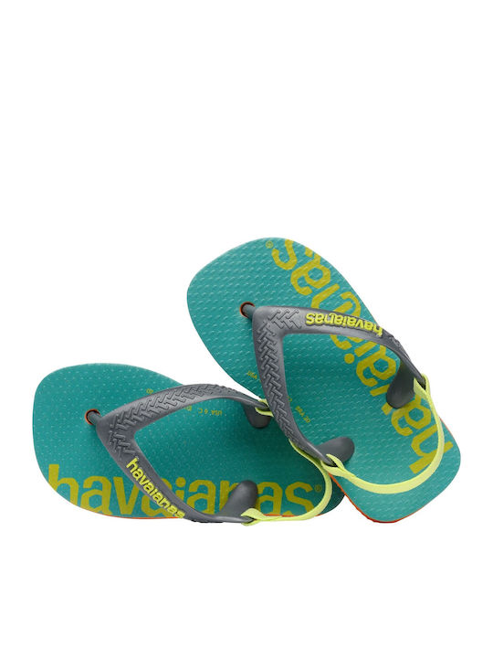 Kids' Flip Flops Black Baby Logomania
