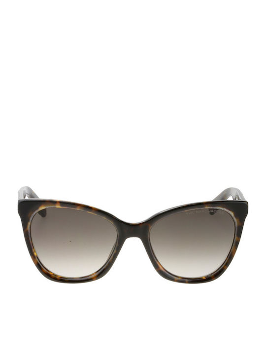 Marc Jacobs Women's Sunglasses with Brown Plastic Frame and Brown Gradient Lens MARC 500/S DXH/HA