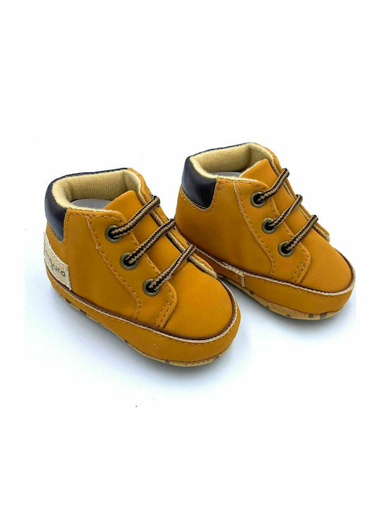 Canguro Baby Booties Yellow