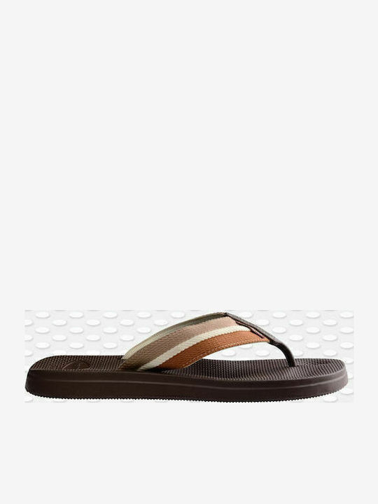 New Urban Way Slapi Bărbați Flip Flops Maro
