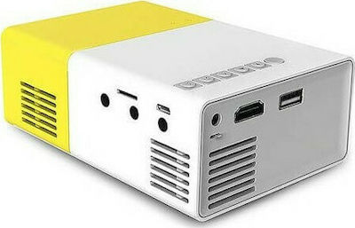 YG-300 Mini Projector Λάμπας LED Κίτρινος
