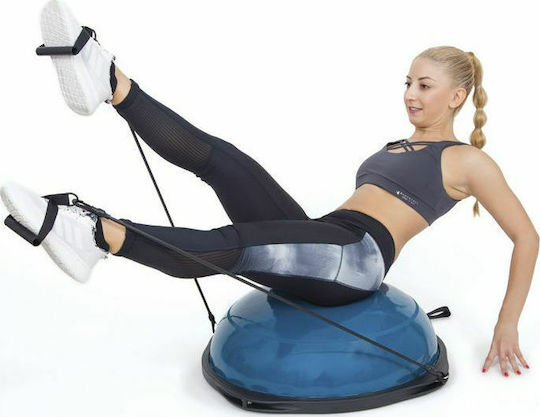 AMILA Balance Ball Black 69x25cm with Diameter 69cm