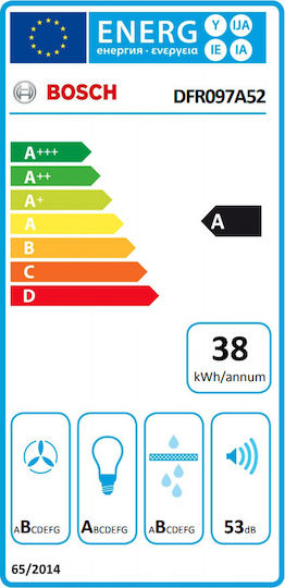 Bosch Συρόμενος Απορροφητήρας 90cm Inox
