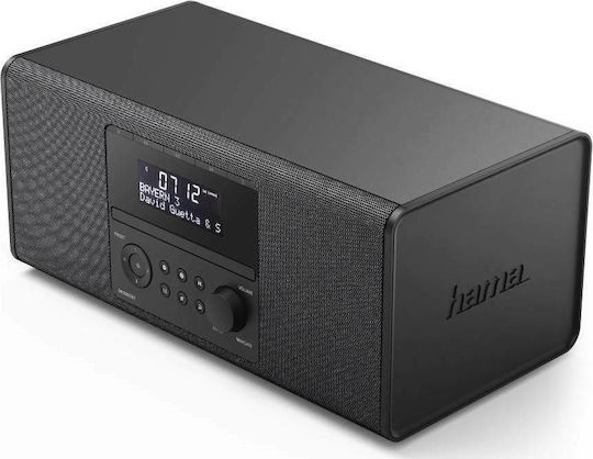 HAMA Аудиосистема 1 DR1550CBT 00054874 6W с CD / Цифрови медии Player и Bluetooth Черен