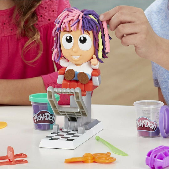 Hasbro Play-Doh Knete - Spiel-Set Crazy Cuts Stylist Hair Salon für Alter 3+ 8 Stück