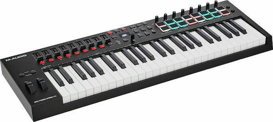 M-Audio Midi Keyboard Oxygen PRO 49 με 49 Πλήκτρα σε Μαύρο Χρώμα