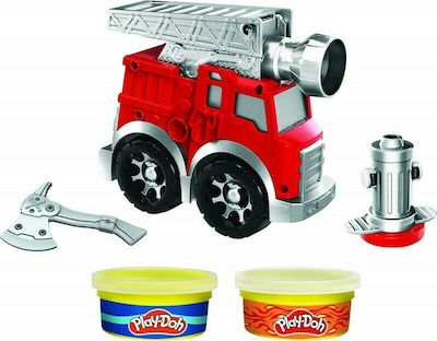 Hasbro Play-Doh Plasticine - Game Wheels Tractor Fire Engine for 3+ Years, 2pcs F0649