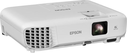 Epson EB-W06 V11H973040 3D Проектор 3LCD HD LED лампа с вградени високоговорители Бял