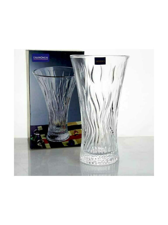 Homestyle Decorative Vase Λυγαριά Transparent 30cm