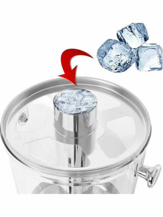 vidaXL Диспенсър Cold 8лт Д26.5 x Ш35 x В57 см.