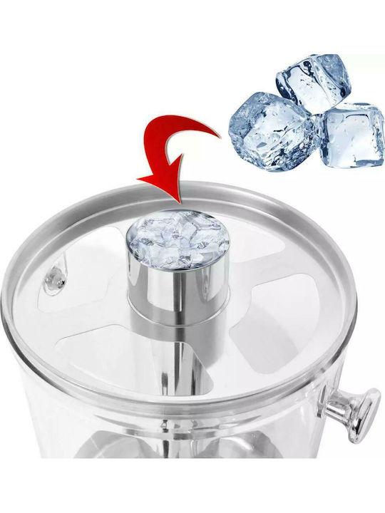 vidaXL Τριπλός Διανεμητής Κρύων Ροφημάτων 3x8lt Π86 x Β35 x Υ57 εκ.