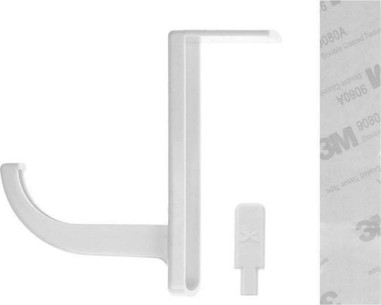 Universal Headphone Holder Monitor Stand White