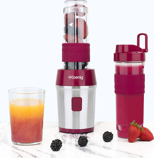HKoenig SMOO Blender With Plastic Jug 570 ml 300W Pink