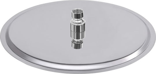 vidaXL Στρογγυλή Κεφαλή Ντουζ 30cm Inox