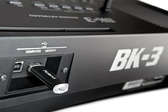 Roland Tastatur BK-3 mit 61 Dynamisch Tasten Schwarz