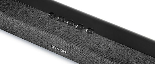 Denon DHT S416 Soundbar 2.1 Bluetooth, HDMI și Wi-Fi cu Telecomanda Negru