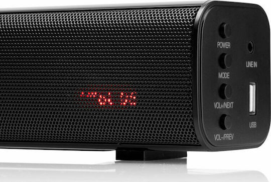 GoGEN TAS 930 Soundbar 2.0 Bluetooth και HDMI 40W με Τηλεχειριστήριο Μαύρο