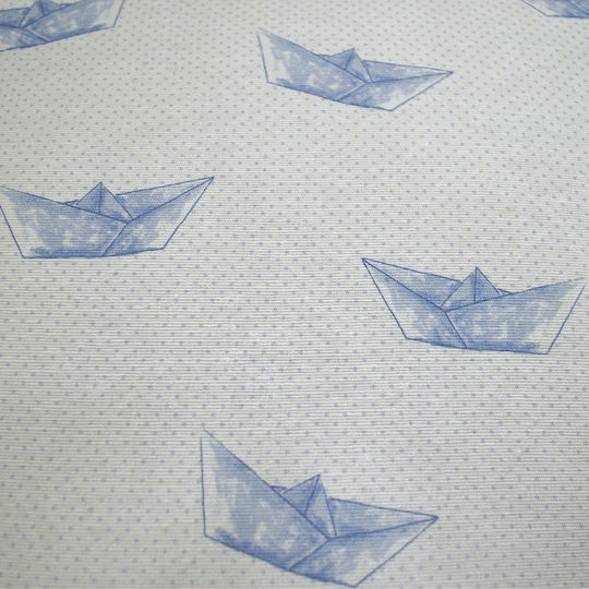Lino Home Μαξιλαροθήκη Paper Boat 45x45εκ.